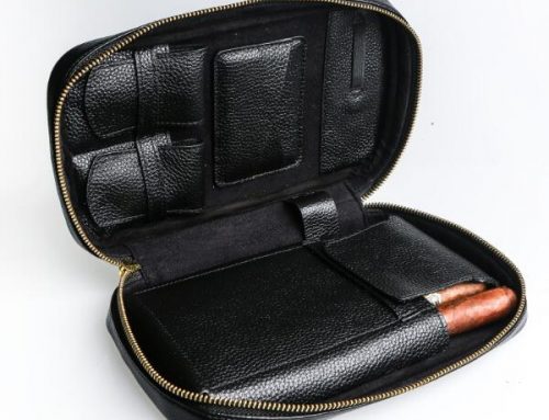 Luxury Genuine Leather cigar case
